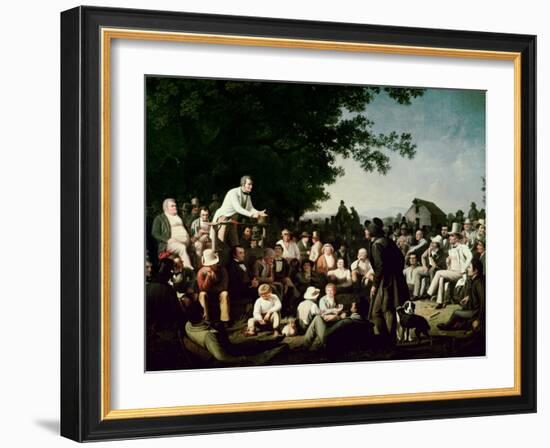 Stump Speaking-George Caleb Bingham-Framed Giclee Print