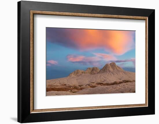 Stunning clouds at sunrise, Vermillion Cliffs, White Pocket wilderness, Bureau of Land Management, -Howie Garber-Framed Photographic Print