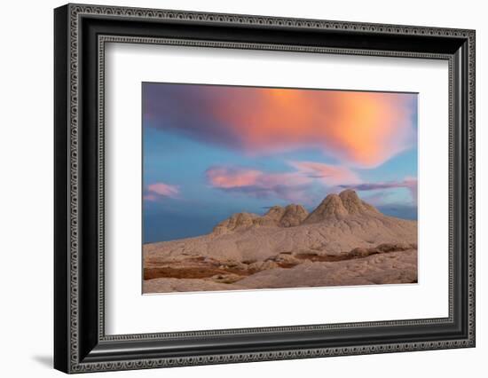 Stunning clouds at sunrise, Vermillion Cliffs, White Pocket wilderness, Bureau of Land Management, -Howie Garber-Framed Photographic Print