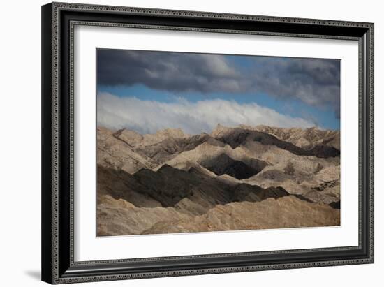 Stunning rock formations of Quebrada de las Flechas, slanting layers of strata, Argentina-Alex Treadway-Framed Photographic Print