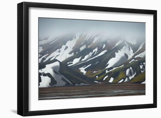 Stunning Summer Landscape Of The Volcanic Highlands In Iceland-Joe Azure-Framed Photographic Print