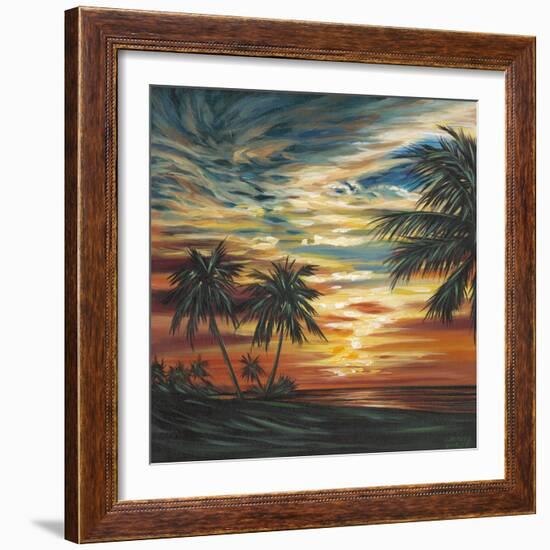 Stunning Tropical Sunset I-null-Framed Art Print