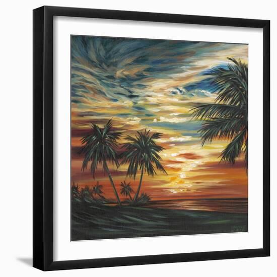 Stunning Tropical Sunset I-null-Framed Art Print