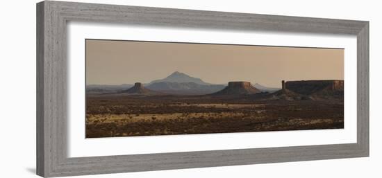 Stunning Ugab Landscape at Sunset-Alex Saberi-Framed Photographic Print