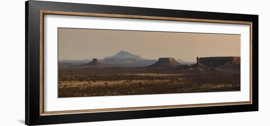 Stunning Ugab Landscape at Sunset-Alex Saberi-Framed Photographic Print