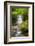 Stunning Waterfall Flowing over Rocks through Lush Green Forest with Long Exposure-Veneratio-Framed Photographic Print