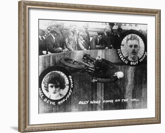 Stunt, Wall of Death-null-Framed Photographic Print