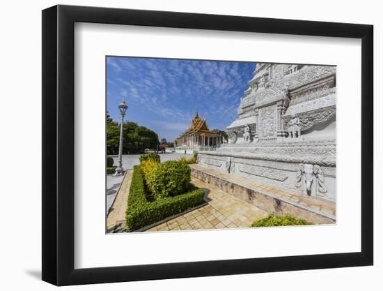 Stupa in the Royal Palace, in the Capital City of Phnom Penh, Cambodia, Indochina-Michael Nolan-Framed Photographic Print