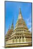 Stupas at Wat Pho (Temple of the Reclining Buddha), Bangkok, Thailand, Southeast Asia, Asia-Jason Langley-Mounted Photographic Print