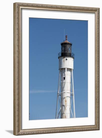 Sturgeon Bay Ship Canal Lighthouse, Door County, Wisconsin, USA-Cindy Miller Hopkins-Framed Photographic Print