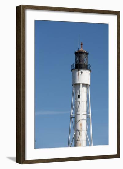 Sturgeon Bay Ship Canal Lighthouse, Door County, Wisconsin, USA-Cindy Miller Hopkins-Framed Photographic Print