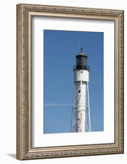 Sturgeon Bay Ship Canal Lighthouse, Door County, Wisconsin, USA-Cindy Miller Hopkins-Framed Photographic Print