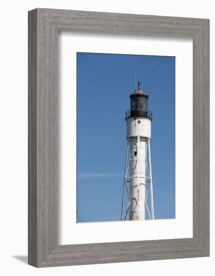 Sturgeon Bay Ship Canal Lighthouse, Door County, Wisconsin, USA-Cindy Miller Hopkins-Framed Photographic Print