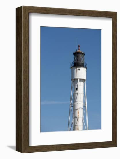 Sturgeon Bay Ship Canal Lighthouse, Door County, Wisconsin, USA-Cindy Miller Hopkins-Framed Photographic Print