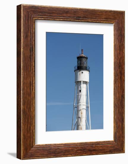 Sturgeon Bay Ship Canal Lighthouse, Door County, Wisconsin, USA-Cindy Miller Hopkins-Framed Photographic Print