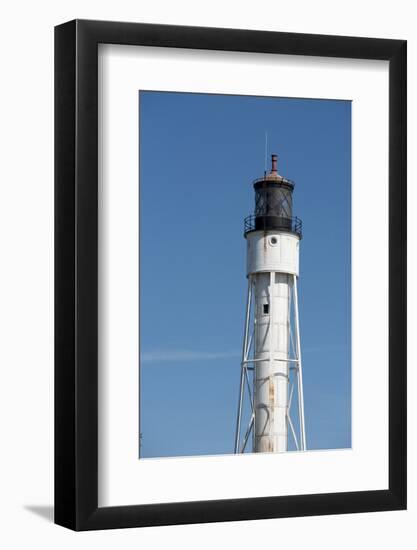 Sturgeon Bay Ship Canal Lighthouse, Door County, Wisconsin, USA-Cindy Miller Hopkins-Framed Photographic Print