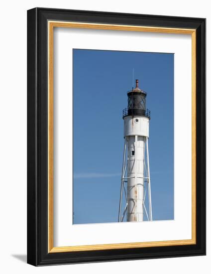 Sturgeon Bay Ship Canal Lighthouse, Door County, Wisconsin, USA-Cindy Miller Hopkins-Framed Photographic Print