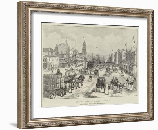 Sturt-Street, Ballarat, Victoria-Melton Prior-Framed Giclee Print