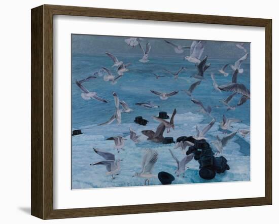 Sturzflug, 2011-Aris Kalaizis-Framed Giclee Print