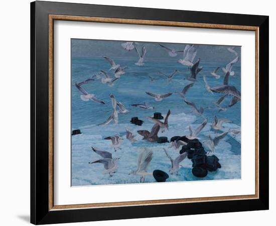 Sturzflug, 2011-Aris Kalaizis-Framed Giclee Print