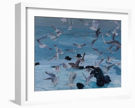 Sturzflug, 2011-Aris Kalaizis-Framed Giclee Print