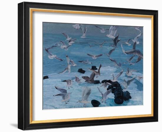 Sturzflug, 2011-Aris Kalaizis-Framed Giclee Print