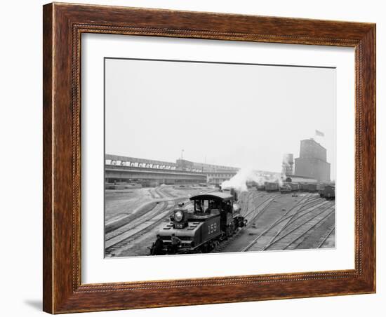 Stuyvesant Elevators, R.R. Terminals, New Orleans-null-Framed Photo