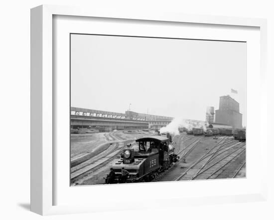 Stuyvesant Elevators, R.R. Terminals, New Orleans-null-Framed Photo