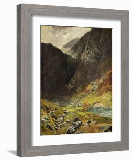 Styhead Pass, Borrowdale, 1854-Alfred William Hunt-Framed Giclee Print