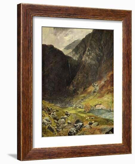 Styhead Pass, Borrowdale, 1854-Alfred William Hunt-Framed Giclee Print