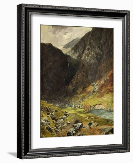 Styhead Pass, Borrowdale, 1854-Alfred William Hunt-Framed Giclee Print