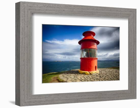 Stykkishólmur Lighthouse-George Oze-Framed Photographic Print