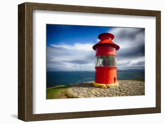 Stykkishólmur Lighthouse-George Oze-Framed Photographic Print