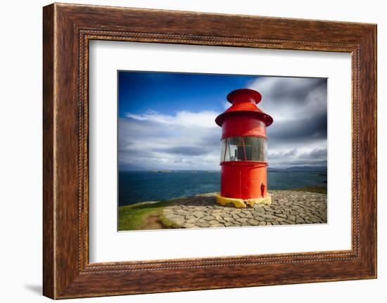 Stykkishólmur Lighthouse-George Oze-Framed Photographic Print