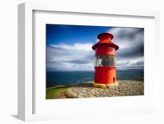 Stykkishólmur Lighthouse-George Oze-Framed Photographic Print