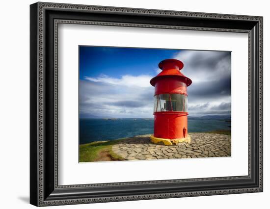 Stykkishólmur Lighthouse-George Oze-Framed Photographic Print