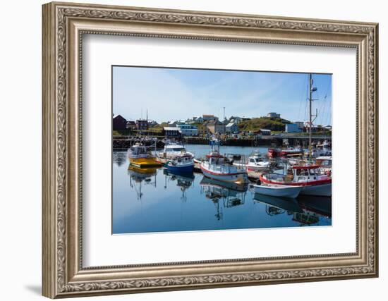 Stykkisholmur, Peninsula Snaefellsnes, Harbour-Catharina Lux-Framed Photographic Print