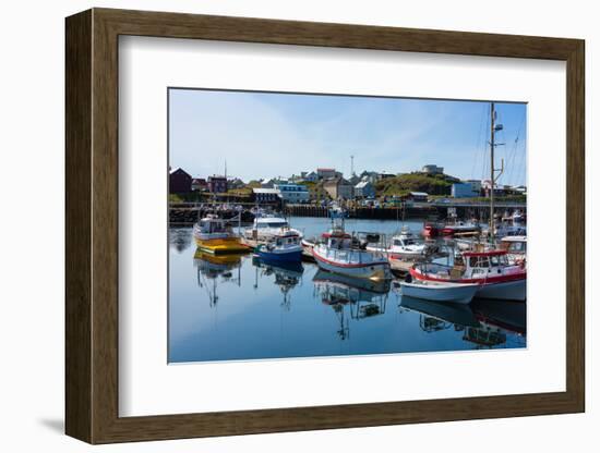 Stykkisholmur, Peninsula Snaefellsnes, Harbour-Catharina Lux-Framed Photographic Print