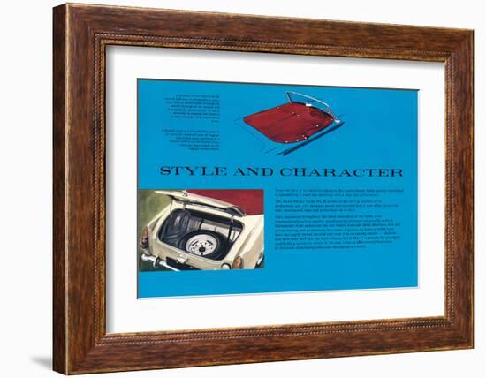 Style & Charakter Sprite Mk II-null-Framed Art Print