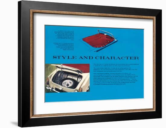 Style & Charakter Sprite Mk II-null-Framed Art Print