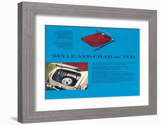 Style & Charakter Sprite Mk II-null-Framed Art Print