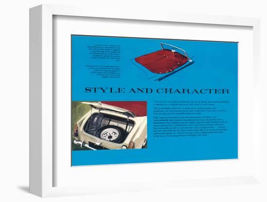 Style & Charakter Sprite Mk II-null-Framed Art Print