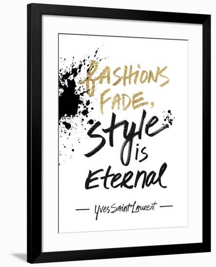 Style is Eternal-Lottie Fontaine-Framed Giclee Print