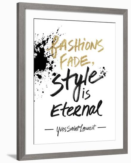 Style is Eternal-Lottie Fontaine-Framed Giclee Print