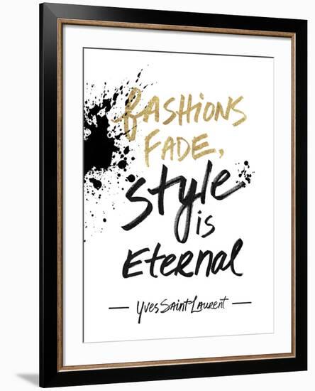 Style is Eternal-Lottie Fontaine-Framed Giclee Print