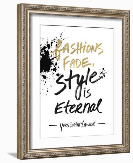 Style is Eternal-Lottie Fontaine-Framed Art Print