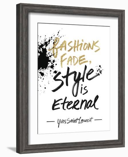 Style is Eternal-Lottie Fontaine-Framed Art Print