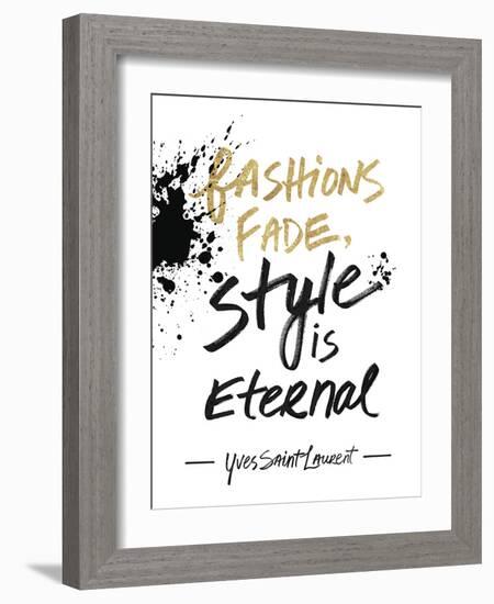 Style is Eternal-Lottie Fontaine-Framed Art Print