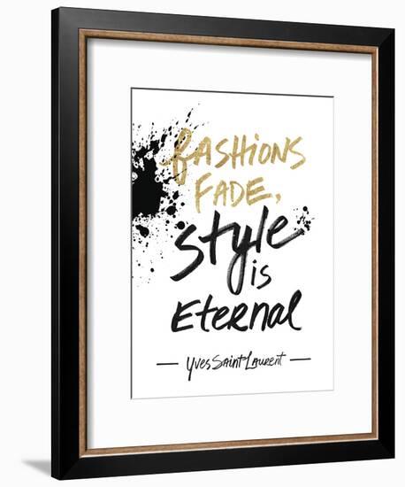 Style is Eternal-Lottie Fontaine-Framed Art Print