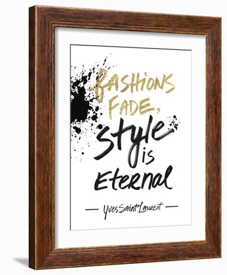 Style is Eternal-Lottie Fontaine-Framed Art Print